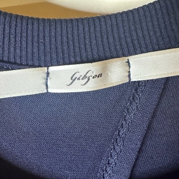 Gibson Navy and Pink layered Short Sleeve Tee. Women’s XS - Picture 3 of 4